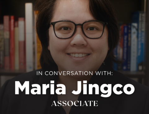In conversation with Pascale Legal Barristers & Solicitors Associate Maria Jingco