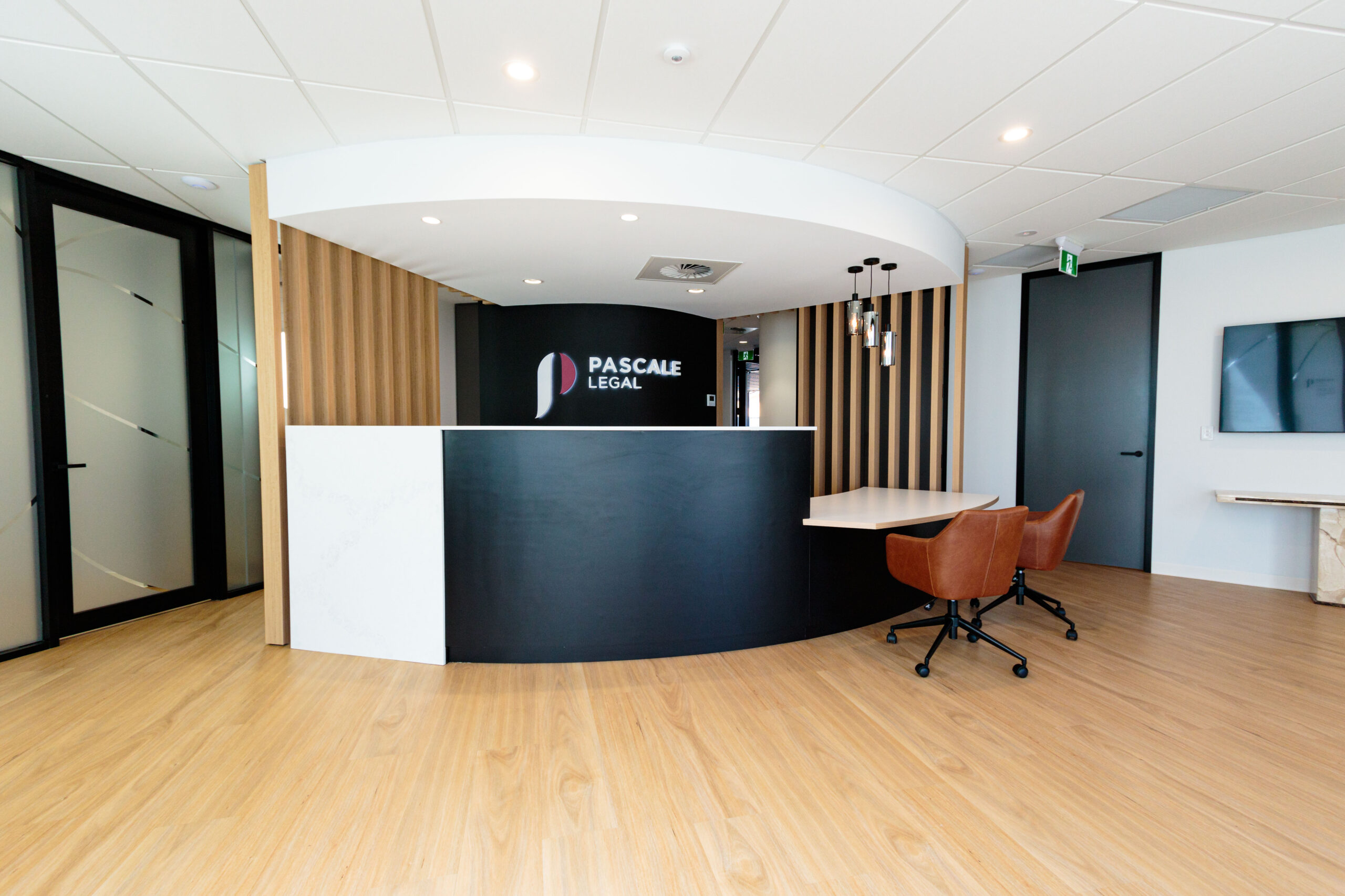 Pascale Legal completed project Salisbury office building reception