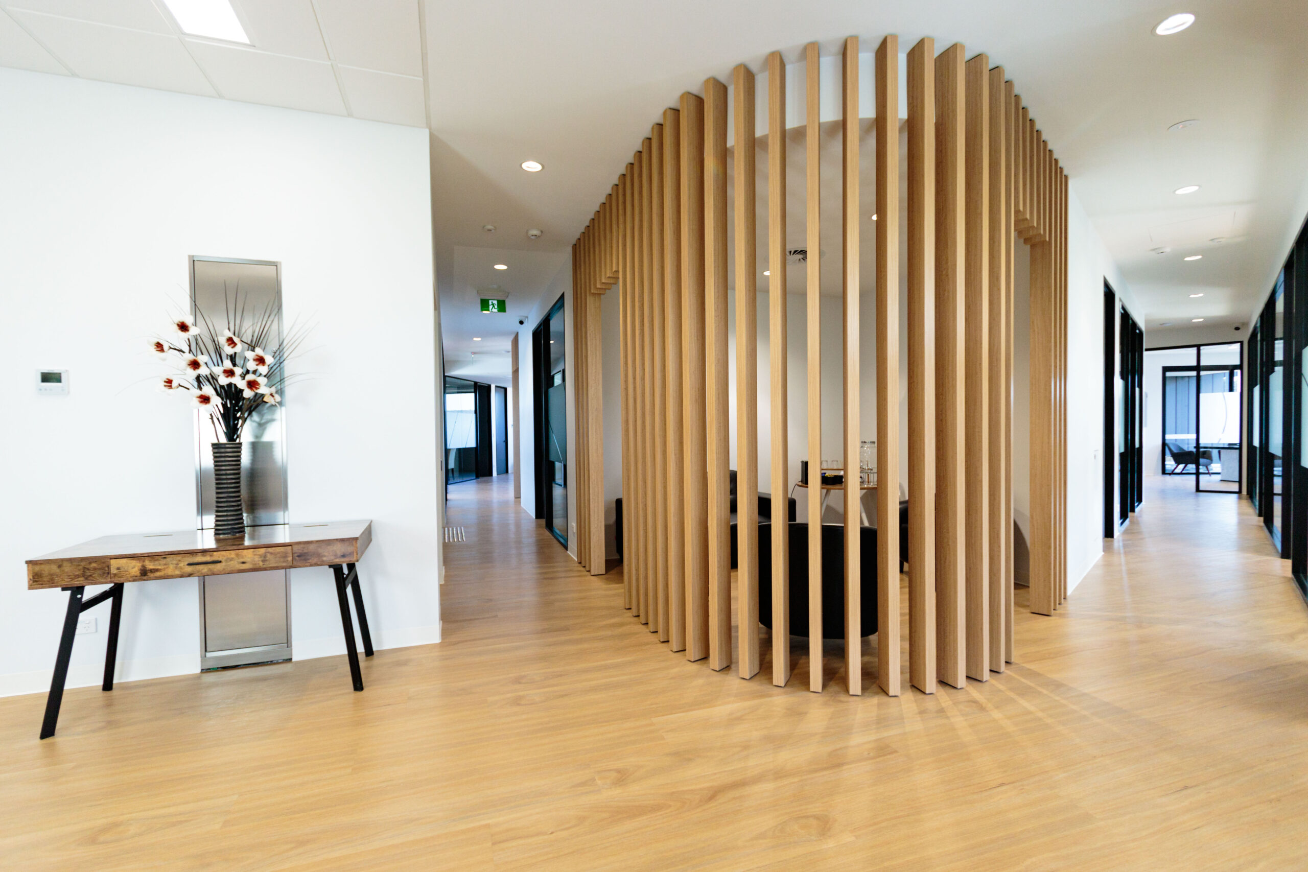 Pascale Legal completed project Salisbury office building hallway